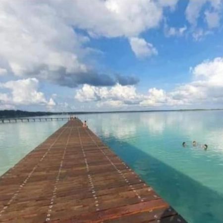 Muelle36 Hostel Bacalar Luaran gambar