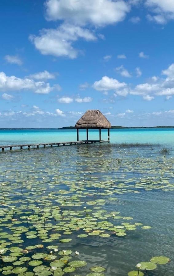 Muelle36 Hostel Bacalar Luaran gambar