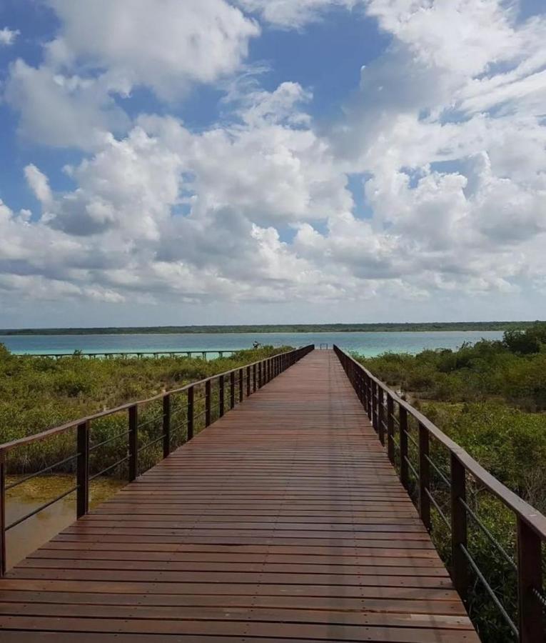 Muelle36 Hostel Bacalar Luaran gambar